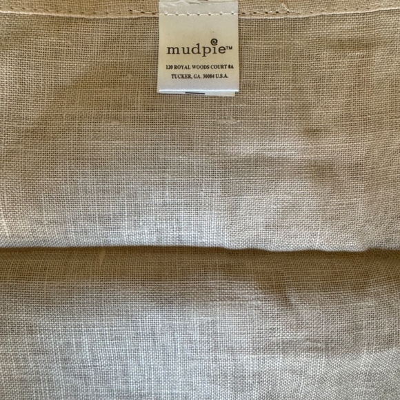 Mud Pie Linen Hand Towel (set of 2) - Picture 3 of 3